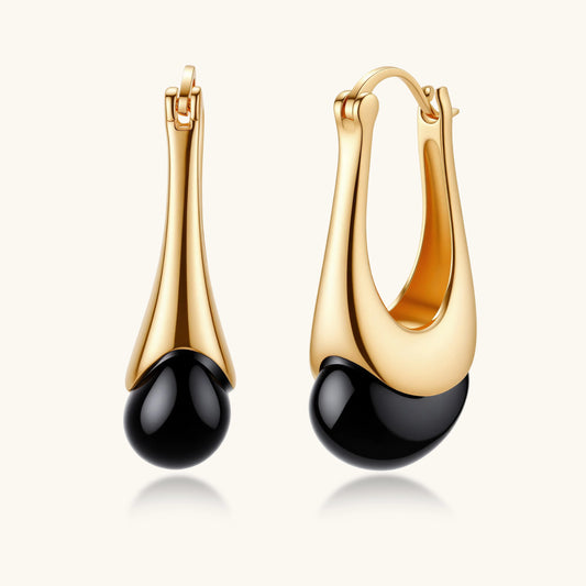 Midnight Drop Earrings