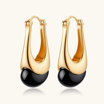 Midnight Drop Earrings