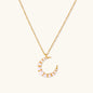 Luna Pearl Crescent Necklace