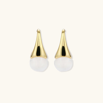 Sculptural Cone Hoops
