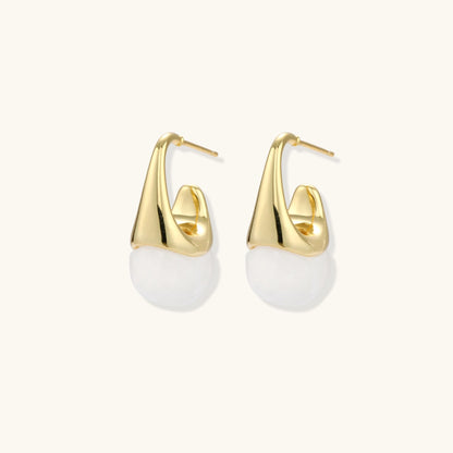 Sculptural Cone Hoops